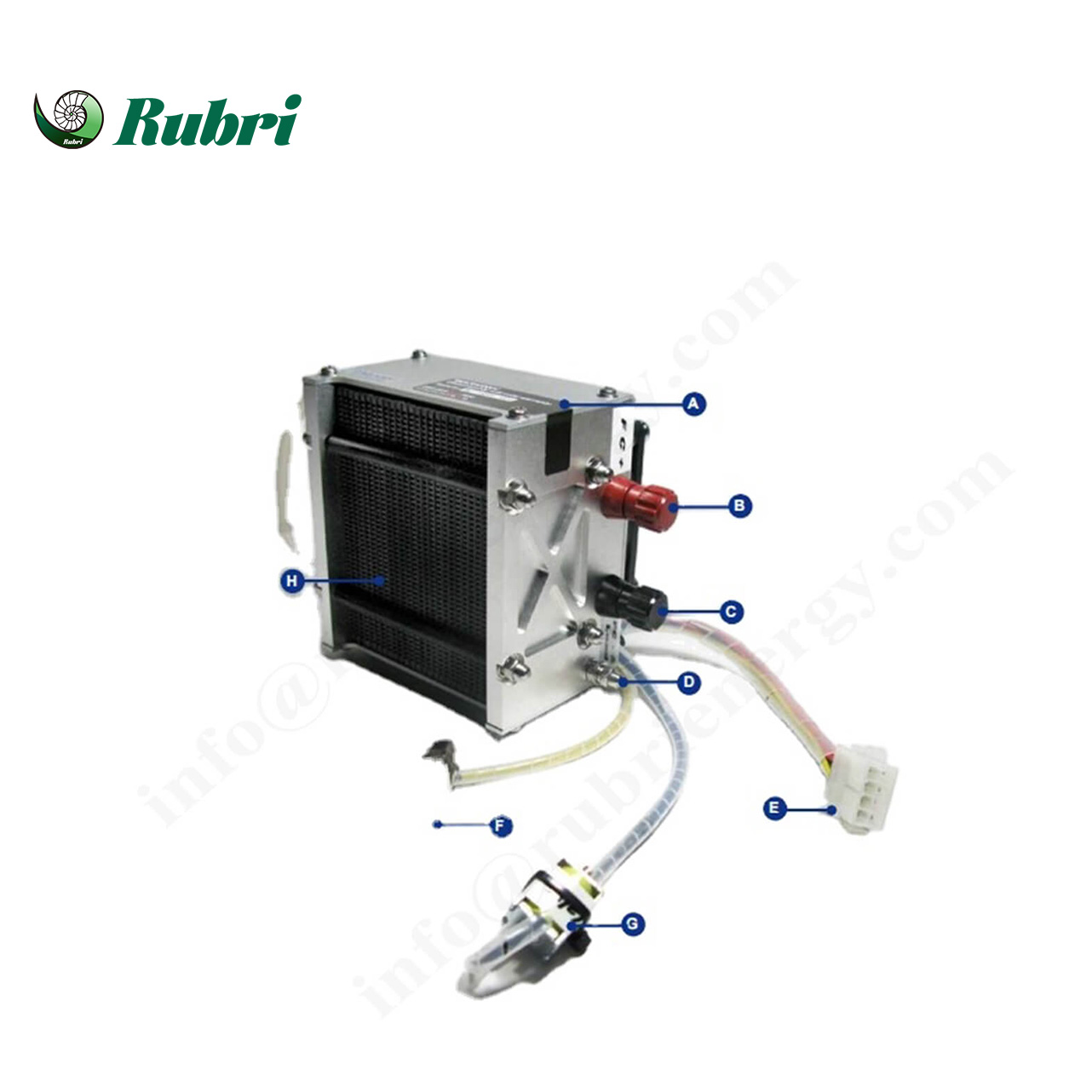 500 W luftgekühlter Wasserstoff-Brennstoffzellen-Stromgenerator