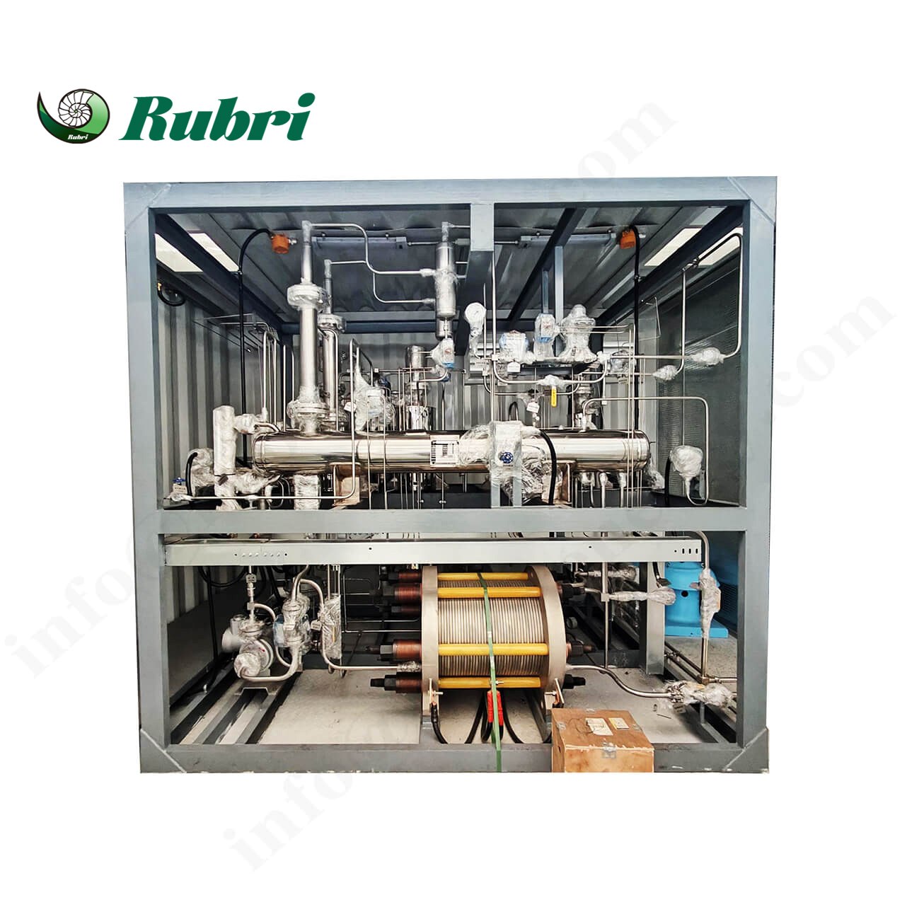 5Nm³/h 25KW ALK Wasserstoff-Elektrolyseur-Stapel-Wasserelektrolyse