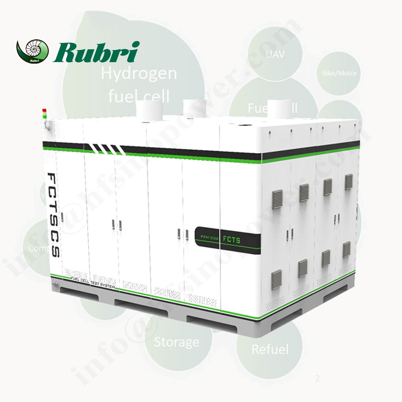 150-kW-Wasserstoff-Brennstoffzellen-Prüfstand