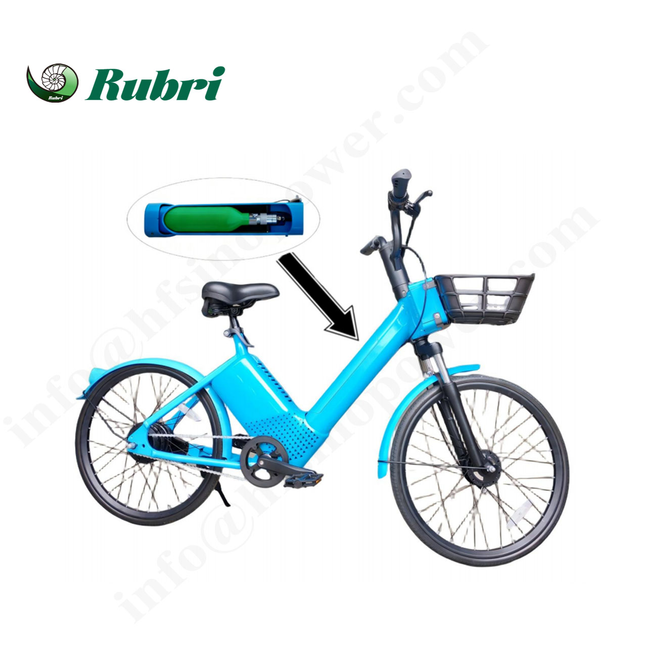Rubri-H-Bike 300 Neues Wasserstofffahrrad